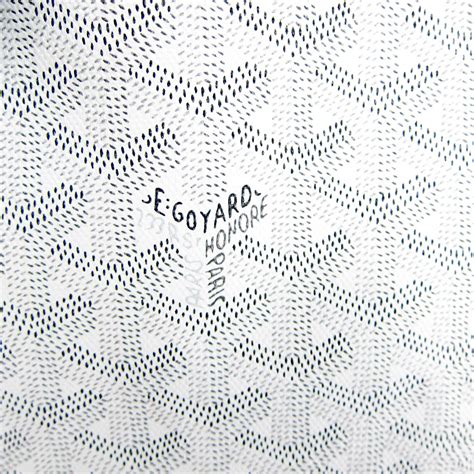 white goyard print